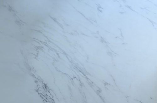 Corian Glacier white bathroom vanity
