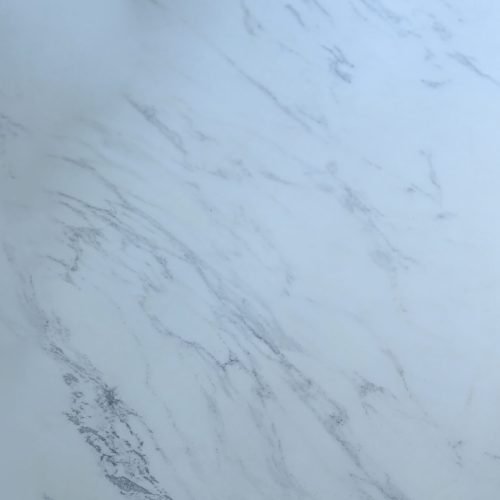 Corian Glacier white bathroom vanity